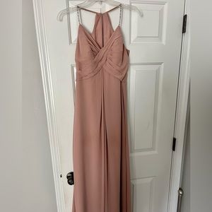 Bari Jay dusty rose bridesmaid dress - size 2/4